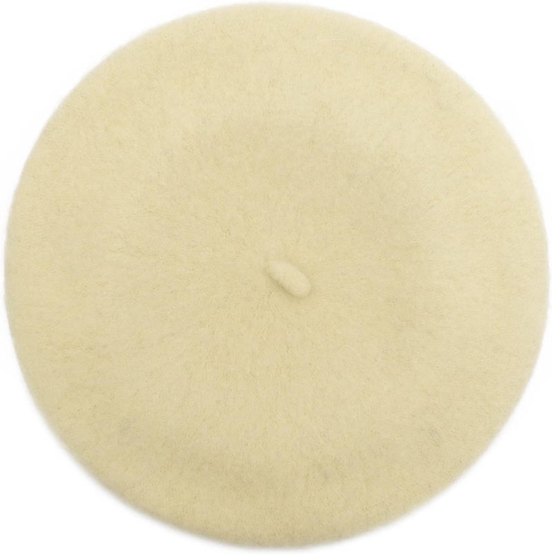 ZLYC Wool Kids Beret Hat Girls Solid Color Artist French Beret Cap - Image 2